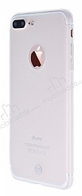 Joyroom iPhone 7 Plus / 8 Plus effaf Beyaz Silikon Klf