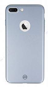 Joyroom iPhone 7 Plus Tam Kenar Silver Rubber Klf