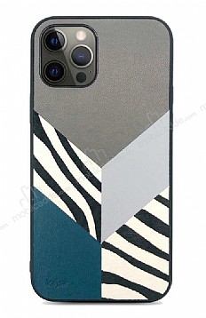 Kajsa iPhone 12 / 12 Pro 6.1 in Glamorous Zebra Combo Fme Rubber Klf