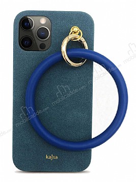 Kajsa iPhone 12 Pro Max 6.7 in Splendid Morandi Ring Mavi Rubber Klf