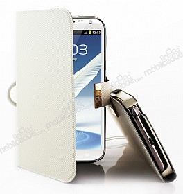 Kalaideng Samsung N7100 Galaxy Note 2 Unique Krem nce Kapakl Klf