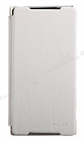 Kalaideng Sony Xperia Z2 Enland nce Kapakl Beyaz Deri Klf