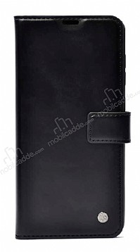 Kar Deluxe iPhone 13 Czdanl Yan Kapakl Siyah Deri Klf