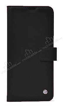 Kar Deluxe Xiaomi Redmi Note 10 Kapakl Czdanl Siyah Deri Klf
