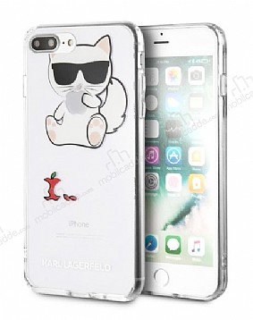 Karl Lagerfeld iPhone 7 Plus / 8 Plus Cat3 Ultra Koruma effaf Klf
