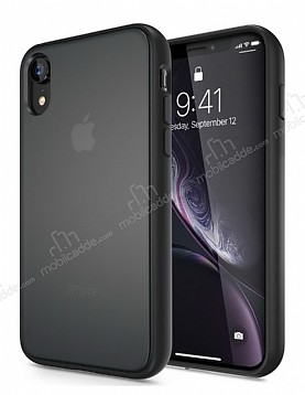 Keephone iPhone XR Ultra Koruma Siyah Klf
