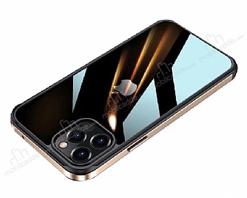 Keephone Ruishi iPhone 12 / 12 Pro 6.1 in Ultra Koruma Gold Klf