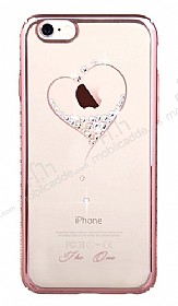 Kingxbar iPhone 7 / 8 Rose Gold Damla Tal Kristal Klf