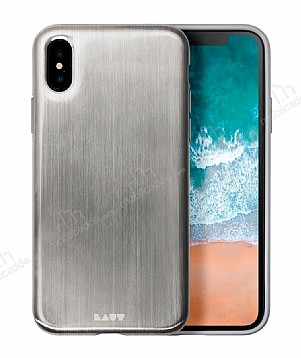 Laut Huex Metallics iPhone X / iPhone XS Ultra Koruma Silver Klf
