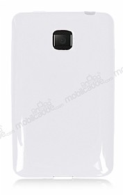 LG E430 Optimus L3 II Beyaz Silikon Klf