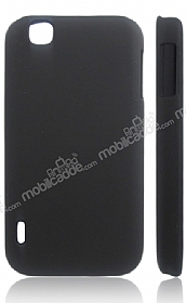 LG E730 Optimus Sol Siyah Rubber Klf