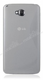 LG G Pro Lite Desenli effaf Silikon Klf