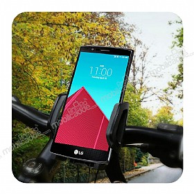 LG G2 Baseus Wind Series 360 Derece Dner Standl Bisiklet Telefon Tutucu
