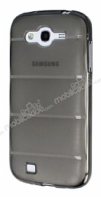 Samsung Galaxy Grand Bubble effaf Siyah Silikon Klf