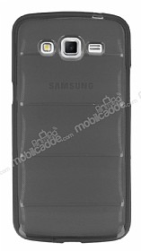 Samsung Galaxy Grand 2 Bubble effaf Siyah Silikon Klf