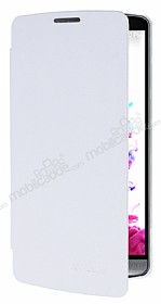 LG G3 nce Yan Kapakl Beyaz Klf