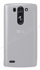LG G3 S / G3 Beat effaf Beyaz Silikon Klf