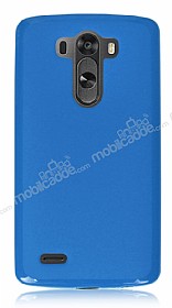LG G3 Mavi Silikon Klf