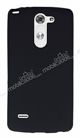 LG G3 Stylus Siyah Silikon Klf