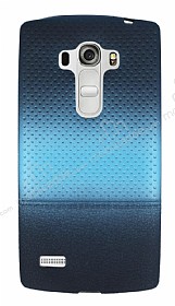 LG G4 Beat Mavi Noktal Ultra nce Silikon Klf