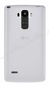 LG G4 Stylus effaf Beyaz Silikon Klf