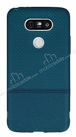 LG G5 Ultra nce Noktal Yeil Silikon Klf