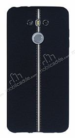 LG G6 Kadife Dokulu Siyah Silikon Klf