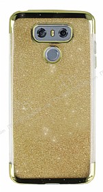 LG G6 Simli Gold Silikon Klf
