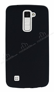 LG K10 Mat Siyah Silikon Klf