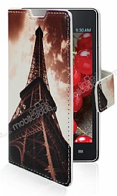 LG Optimus L5 2 Eiffel Czdanl Yan Kapakl Klf
