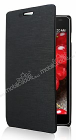 LG Optimus L5 2 nce Yan Kapakl Siyah Klf