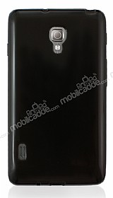 LG Optimus L7 2 effaf Siyah Silikon Klf