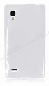 LG Optimus L9 P760 Beyaz Silikon Klf