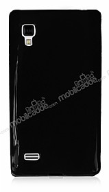 LG Optimus L9 P760 Siyah Silikon Klf