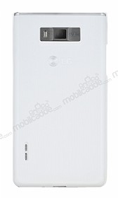 LG P700 Optimus L7 effaf Beyaz Silikon Klf