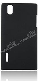 LG P940 Prada 3.0 Sert Mat Siyah Rubber Klf