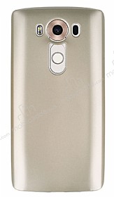 LG V10 Mat Gold Silikon Klf