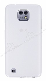 LG X cam effaf Beyaz Silikon Klf