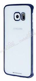 MeePhone Samsung Galaxy S6 Edge Lacivert Kenarl Kristal Klf