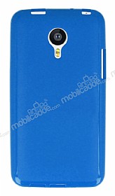 Meizu MX4 Mavi Silikon Klf