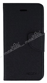 Mercury iPhone 6 / 6S Standl Czdanl Siyah Deri Klf
