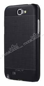 Eiroo Maxfit Samsung N7100 Galaxy Note 2 Ultra nce Siyah Rubber Klf