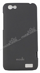 Eiroo HTC One V Sert Mat Siyah Rubber Klf