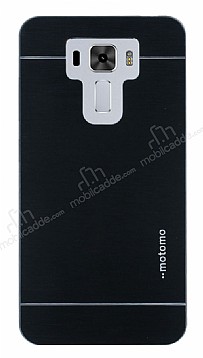 Motomo Asus Zenfone 3 Laser ZC551KL Metal Siyah Rubber Klf