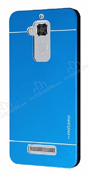 Motomo Asus Zenfone 3 Max ZC520TL Metal Mavi Rubber Klf
