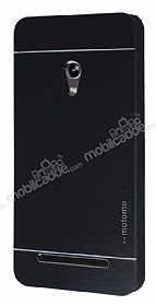 Motomo Asus Zenfone 5 Metal Siyah Rubber Klf