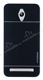 Motomo Asus ZenFone Go ZC500TG Metal Siyah Rubber Klf