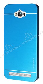 Motomo Asus Zenfone Max Metal Mavi Rubber Klf