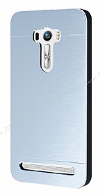 Motomo Asus Zenfone Selfie Metal Silver Rubber Klf