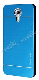 Motomo General Mobile Android One / General Mobile GM 5 Metal Mavi Rubber Klf